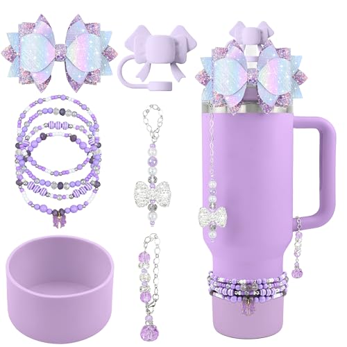 Hpebl 9PCS Accessories for Stanley Cup 30 40oz Tumbler Accessories,Purple - image 1