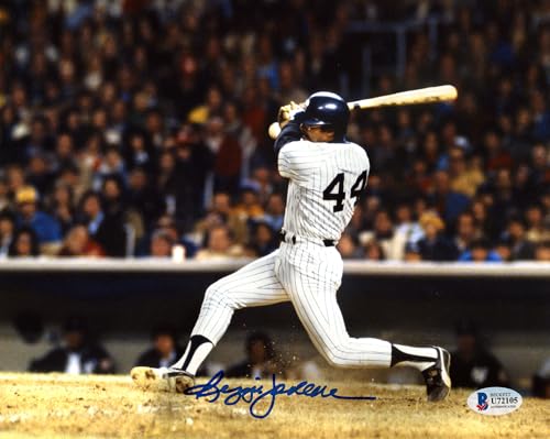 Reggie Jackson Autographed 8x10 Photo Beckett BAS