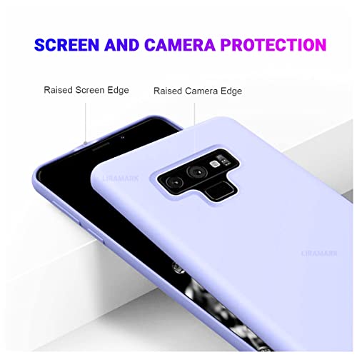 Image of LIRAMARK Liquid Silicone Soft Back Cover Case for Samsung Galaxy Note 9 (Levender)