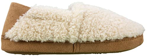 IZOD Ladies Yara Sherpa Fleece A-Line Slipper, Ivory Size Medium to Large (Womens 5-6 to 11-12)2