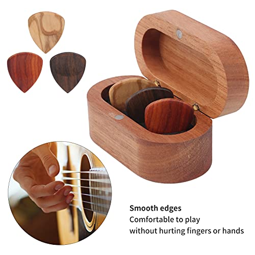 Uitar Pick Holder, Gitaar Pick Box Corrosieweerstand Anti Aging voor Gitaar(Doos 1 + 3 plectrums) - Image 8