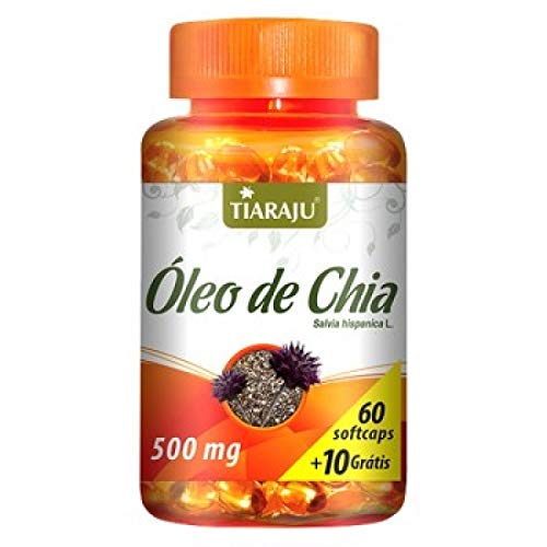 Óleo de Chia 500mg (70 cápsulas) - Tiaraju