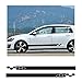 Adesivi per Cofano per Golf 4 5 6 7 Adesivi per Auto Polo Porta Laterale Gonna Auto Vinile Avvolgere Decalcomanie da Corsa