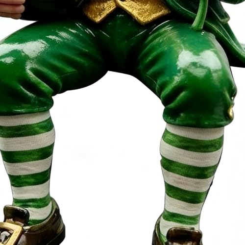 Statuette en résine Saint-Patrick : décoration de haute qualité pour la maison