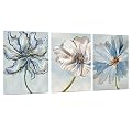 Acoustic Wall Art Acoustic Panels,16X12 Inches Decorative Acoustic Wall Panels, 3 Pack Soundproof Wall Panels, Acoustical Noise Dampening Panels, Sound Absorbing Panels for Room,Home Office,Studio