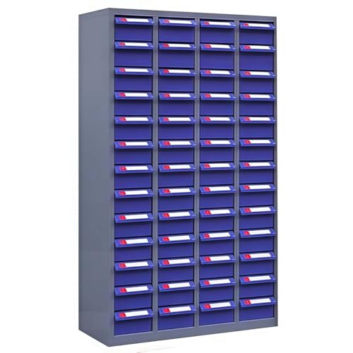 Organisateur de boulons et écrous - Armoire à pièces sans Acier avec 100 emplacements et étiquettes, idéale pour l'organisation d'outils et de quincaillerie d'atelier
