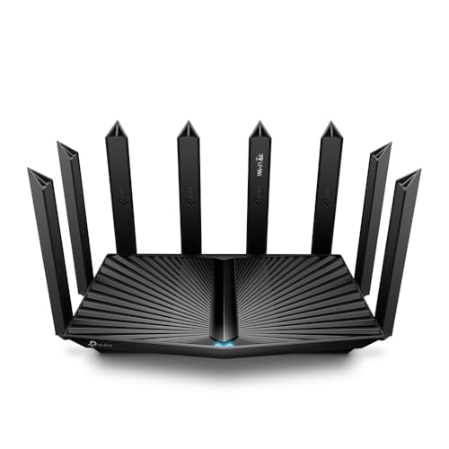 TP-Link - Archer AXE7800 Tri-Band Wi-Fi 6E Router - Black (Renewed)