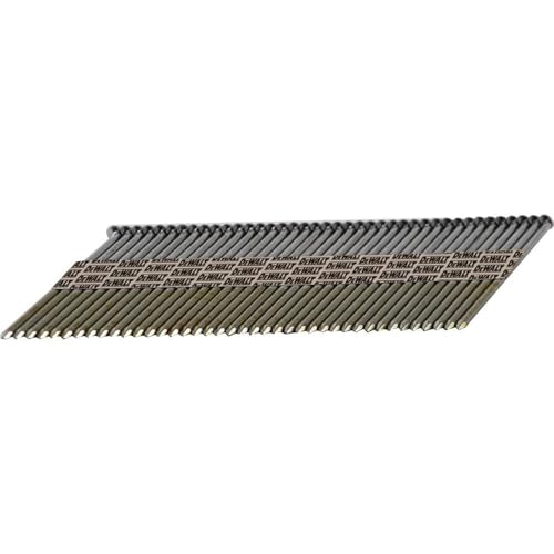 DEWALT Framing Nails, Paper Tape, 30-Degree, Smooth Shank, Bright...