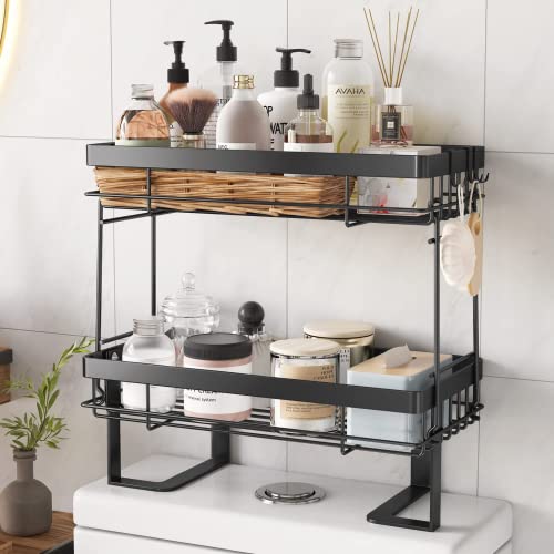 COVAODQ Over The Toilet Storage 2 Tier Bathroom Organizer Shelves Multifunctional over toilet bathroom organizer, No Drilling with Wall Mounting Space Saver - Cosy Home Interiors COVAODQ Over The Toilet Storage 2 Tier Bathroom Organizer Shelves Multifunctional over toilet bathroom organizer, No Drilling with Wall Mounting Space Saver