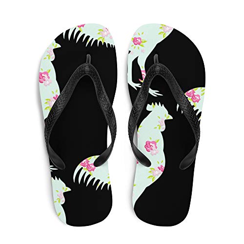 Rooster Bird Farm Animal (267) Flip-Flops