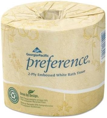 Georgia Pacific ProfesionalEmbossed 2capas Baño tela 550Sheetrollo 80rolloscaja de cartón categoría de Producto breakroom y janitorialcuarto de baño
