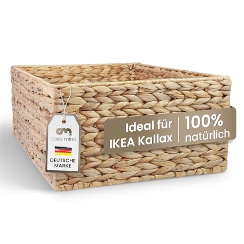 Casa Mina Korb Aufbewahrung 41x30x16cm 100% natürlich aus...