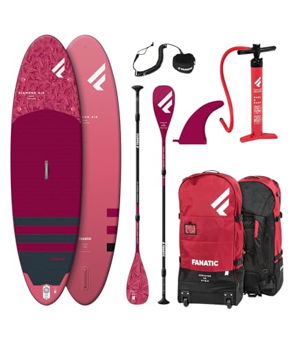 Fanatic Diamant Air 10';4' Gonflable Sup Stand Up Paddle Boarding Paquet - Conseil, Sac, Pump &...