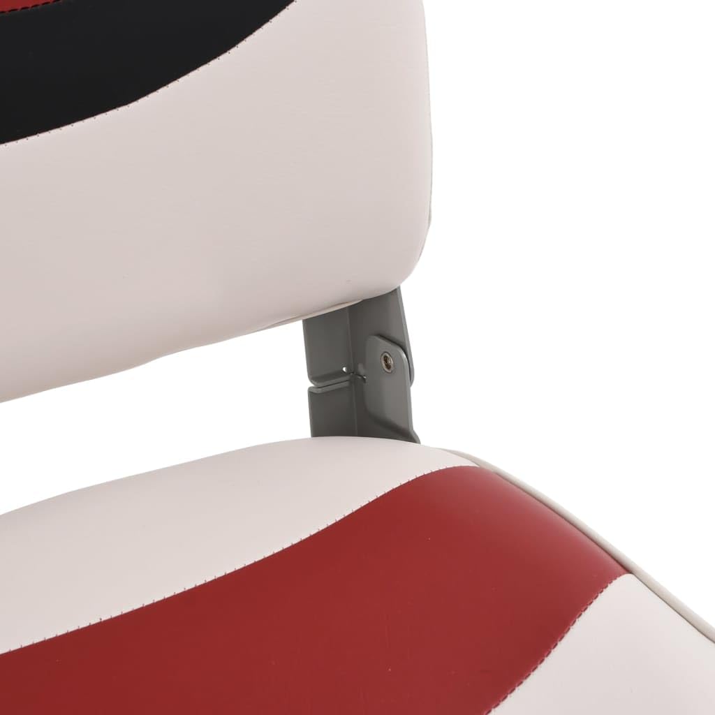 vidaXL Set de Asientos Plegables para Barco 2 uds con Respaldo Alto, Silla de Barco, Asiento de Barco de capitán, Silla de Barco Plegable