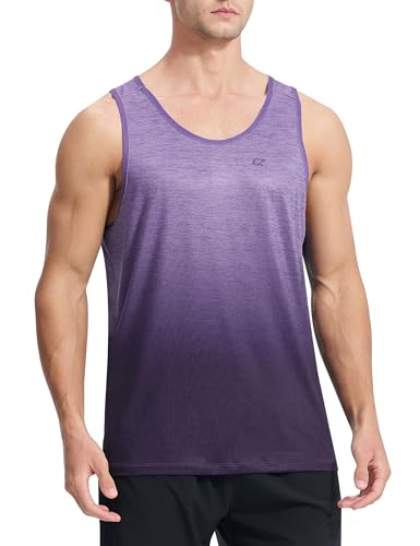 EZRUN Men's Tank Tops Quick Dry Workout Swim Beach Shirts Sleeveless Shirts for Bodybuilding Gym Fitness Training3