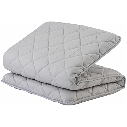 アイリスプラザ(IRIS PLAZA) 高機能3層敷き布団 高反発×軽量の新素材 厚みたっぷり10cm 高機能わたで抗菌防臭/防ダニ らくらく設置 圧縮梱包でお届け シングル グレーのサムネイル