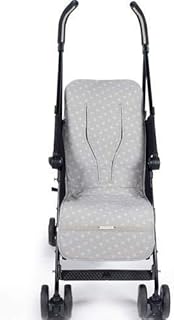 Pasito a Pasito Verona - Colchoneta silla universal, color flor gris