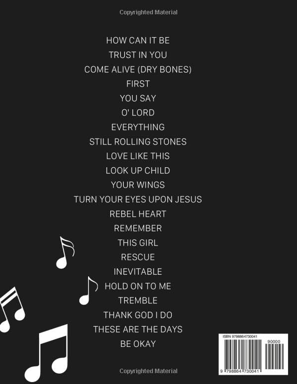Lauren Daigle Sheet Music: A Selection of 22 songs for PIANO/ VOCAL/ GUITAR - Image 2