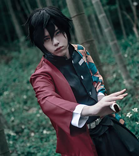 Fiamll Tanjirou Zenitsu Giyuu Verkleed kostuum voor Japanse Anime Kimono demon cosplay outfit Halloween kostuum - Image 7