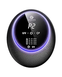 Morrrer Ozone Machine Odor Removal for Home & Pets, Portable Generator with 10,000mAh Battery, Eliminator Home, Smoke , Room Deodorizer Closet, Toilet