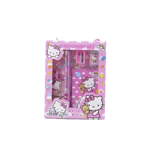 マイメロディ シナモロール ハローキティ グッズ 文房具セット 福袋ノート 鉛筆 鉛筆削り ルーラー 消しゴム クレヨン6点セット2025 新入学 可愛い 学用品 学生 文具 準備 祝い 女の子 男の子 アニメ 新年 漫画 萌えグッズ 誕生日 お正月 プレ