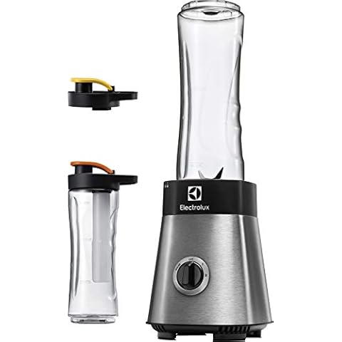 Electrolux ESB2700 Good To Go Mini-Mixer, 400 W, 0,6 Liter, 89 Dezibel, 2 Geschwindigkeiten, Schwarz und Stahl Cover