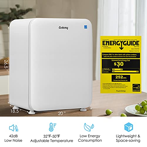 Costway 24437US-IV-CYPE Compact Refrigerator thumb #2