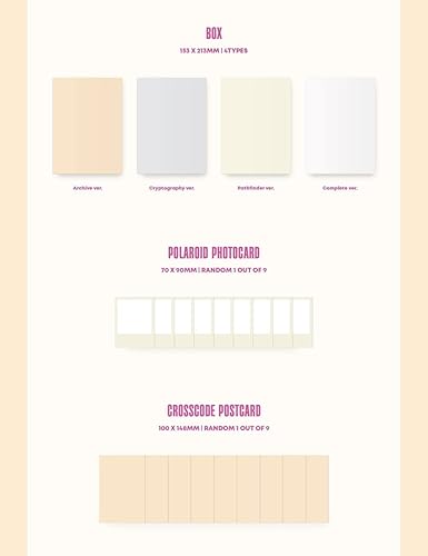 Miniatura 3 de Dreamus - BETWEEN 1&2 11th Mini Album+Pre-Order Benefit+Folded Poster (Cryptography ver.) + Culturekorean Gift (Decorative Stickers,Photocards)