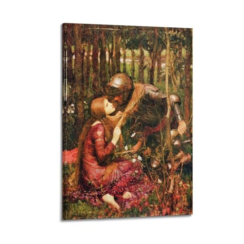 Poster artistique John William Waterhouse pour vibrer face à La Belle Dame Sans Merci
