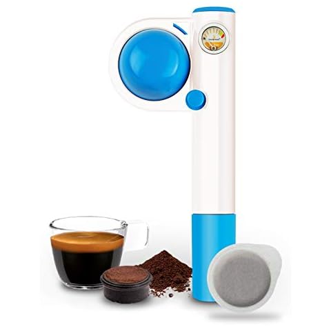 Handpresso Pump Pop Blue 48268 Tragbare und manuelle Espressomaschine Cover