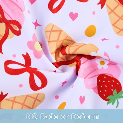 Image of TUONROAD Toddler Girls One Piece Swimsuit 2Pcs Bathing Suit Kids Swimwear with Short for 3-9