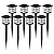 GIGALUMI Solar Outdoor Lights?8 Pack LED Solar Lights Outdoor Waterproof, Solar Walkway Lights Maintain 10 Hours of Lighting for Your Garden, Landscape, Path, Yard, Patio, Driveway