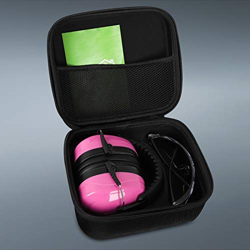 Yinshome Shooting Ear Protection Earmuffs, Gun Safety Glasses, Earplugs, Protective Case #TOP1