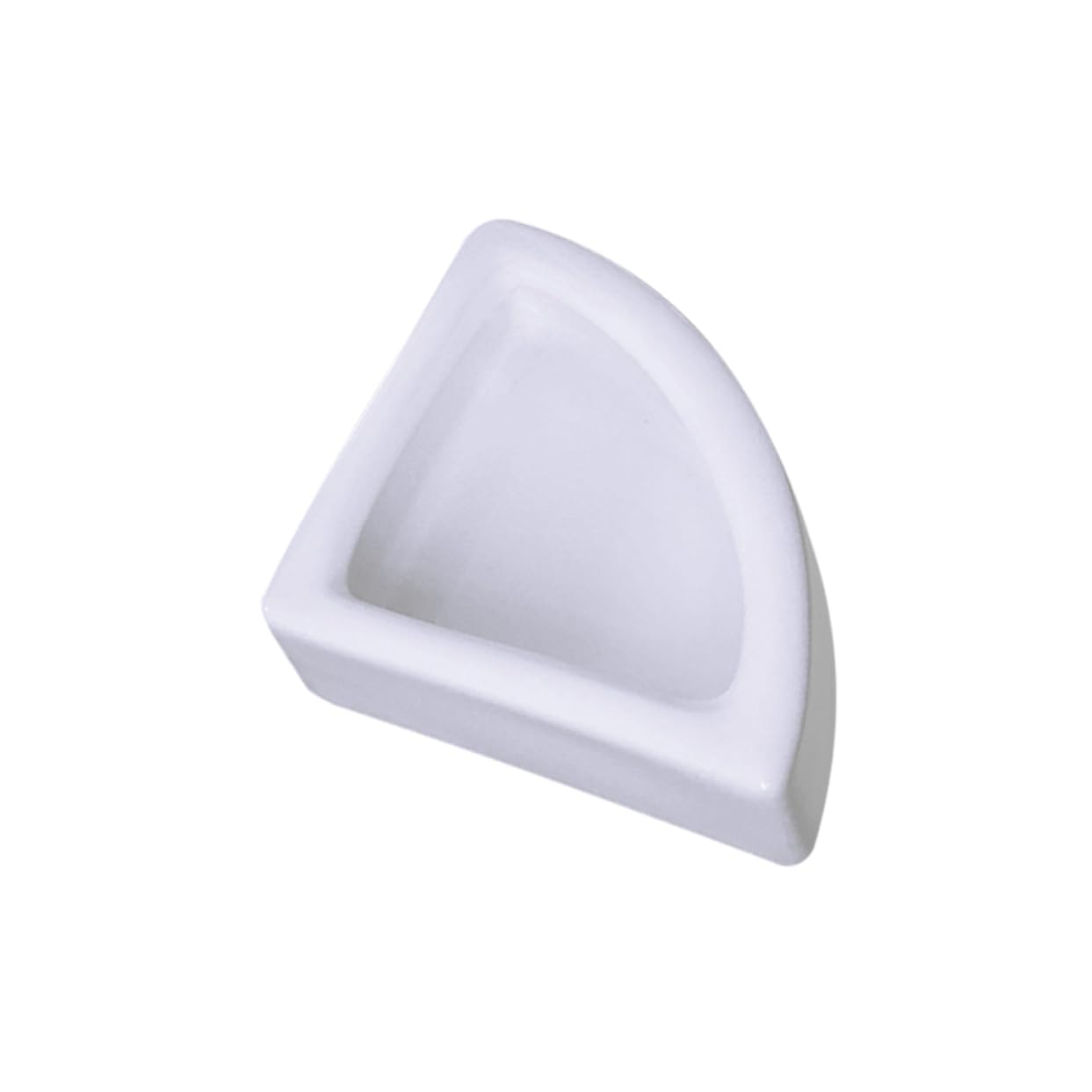 Totority 1Pc Ceramic Lizard Feeding Bowl Escape Feeder for Reptiles Durable Non Slip Design for Lizards Turtles Frogs and More White Feeding Container