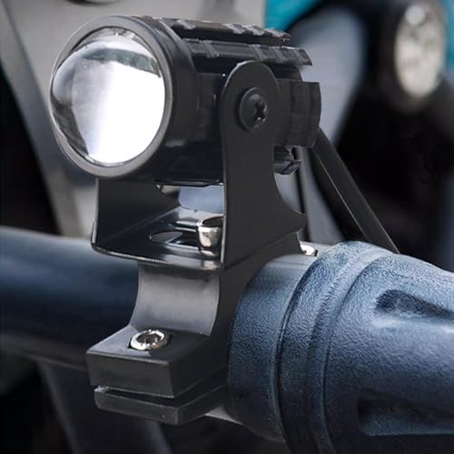 Njidher Feux Auxiliaires Pour Moto | Éclairage Longue Portée Motocyclette Puissant | Sécurité Routière Pour Conducteur Visibilité Optimale Nuit Cyclo Randonnée