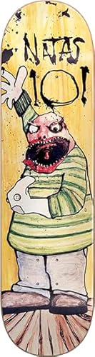 101 NATAS Sock Puppet Skateboard Deck-8.25 Yellow ht