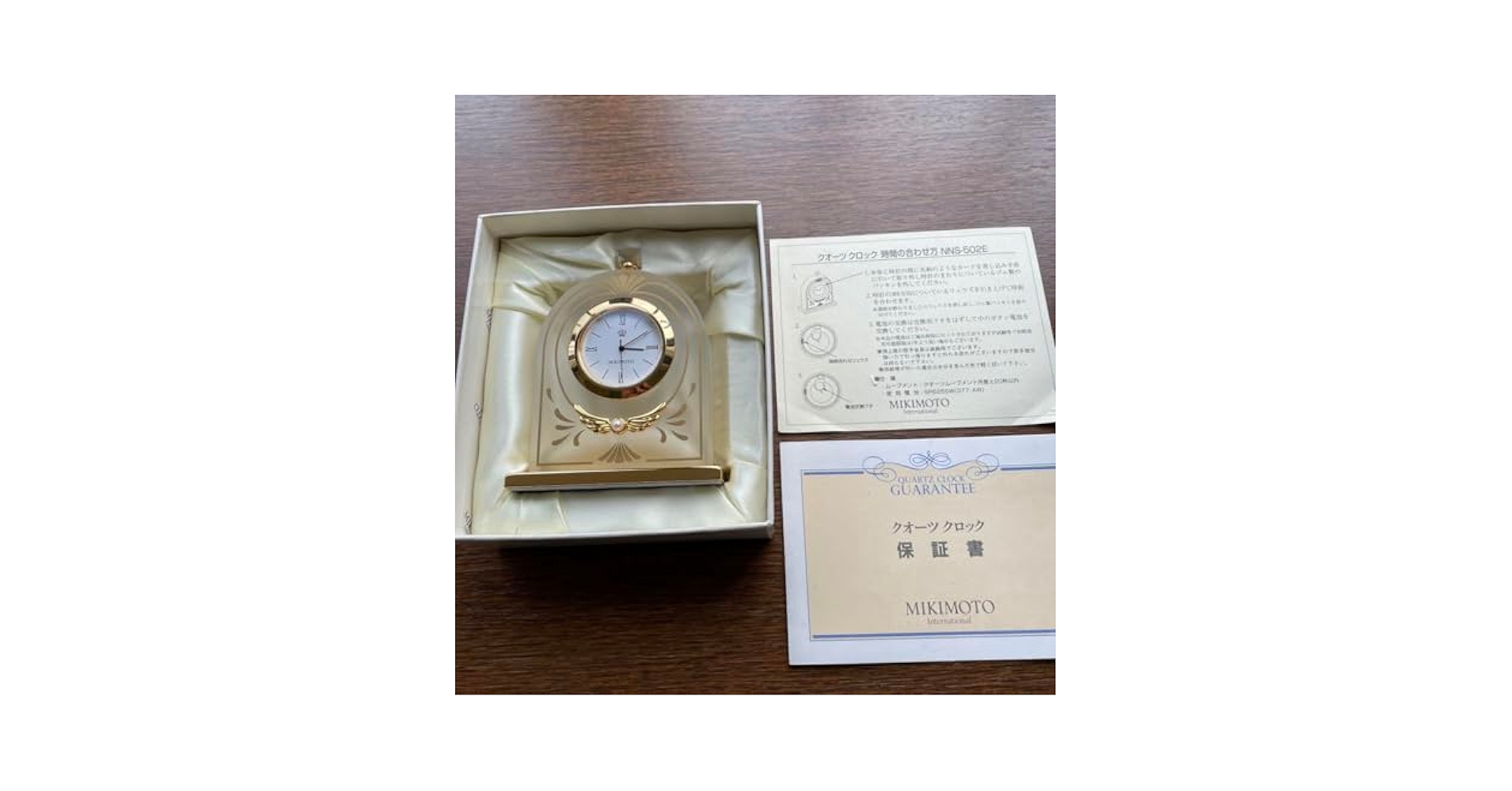 MIKIMOT時計 MIKIMOTO - ミキモト 置き時計の通販 by 休止中moon🌙SHOP