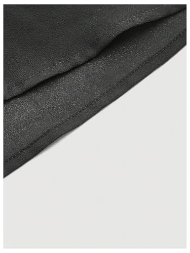 SHENHE Women's Chiffon Layered Asymmetrical Skirt Renaissance Fairy Flowy Midi Skirt4