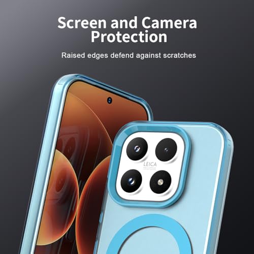 Image of for Xiaomi 17 Case Magnetic Case Anti Drop Hybrid Phone Back Cover - Blue