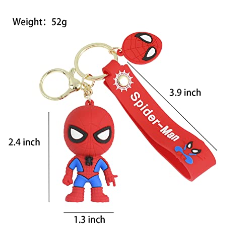 Wieezn Cute Keychain Gift For Boys, Cartoon Keychains Accessories Keyring Key Purse Backpack Car Charms #TOP1