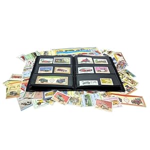 Impacto Coleccionables 100 Auto-Briefmarken mit Album