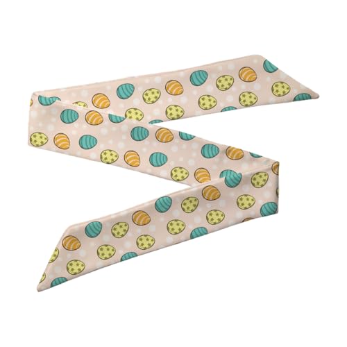 BBTDIN Easter Day Neckerchief Easter Bunny Purse Handle Scarf Easter Egg Neck Scarves Easter Rabbit Hair Tie JHE612