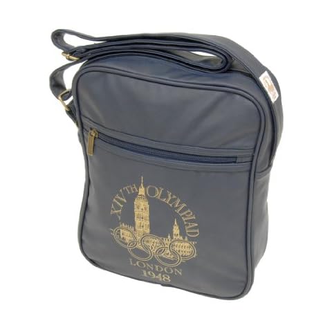 London 2012 A4 Shoulder Bag - Navy /Gold, 8 lt Cover