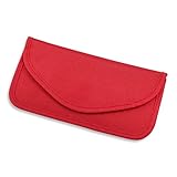 RFID Rot Signalblocking-Tasche Kreditkartenhüllen, Keyless Go Schutz für...