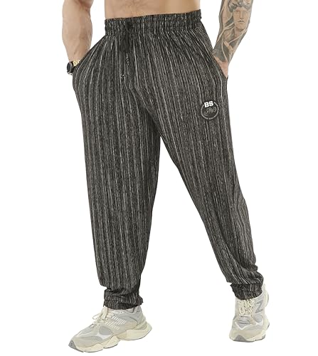Amazon.com: Men's Loose Fit Sweatpants, Elastic Waistband Flexible