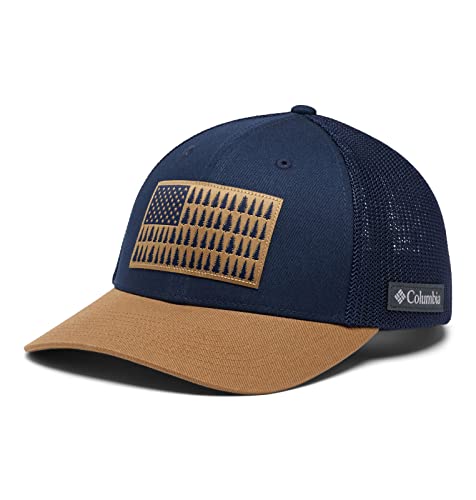 Image of Columbia Unisex PFG Fish Flag Mesh Ball Cap