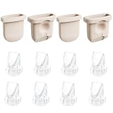12pcs Breast Pump Parts, 8pcs Duckbill Valves and 4pcs Silicone Diaphragm Compatible with eufy S1 Pro/S1/E10/E20 Wearable Breast Pump, Replace for eufy Pump Parts, Not Original Parts