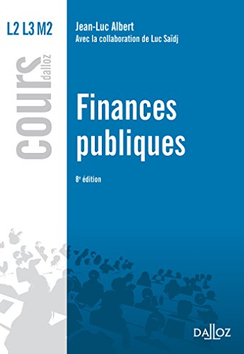 Télécharger Finances publiques - 8e éd. PDF Ebook En Ligne