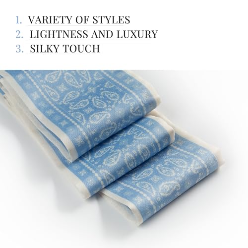 Fashion Scarves for Women, Multi Function Ladies Scarves, Headbands Satin Scarf for Bag Hair Accessories2