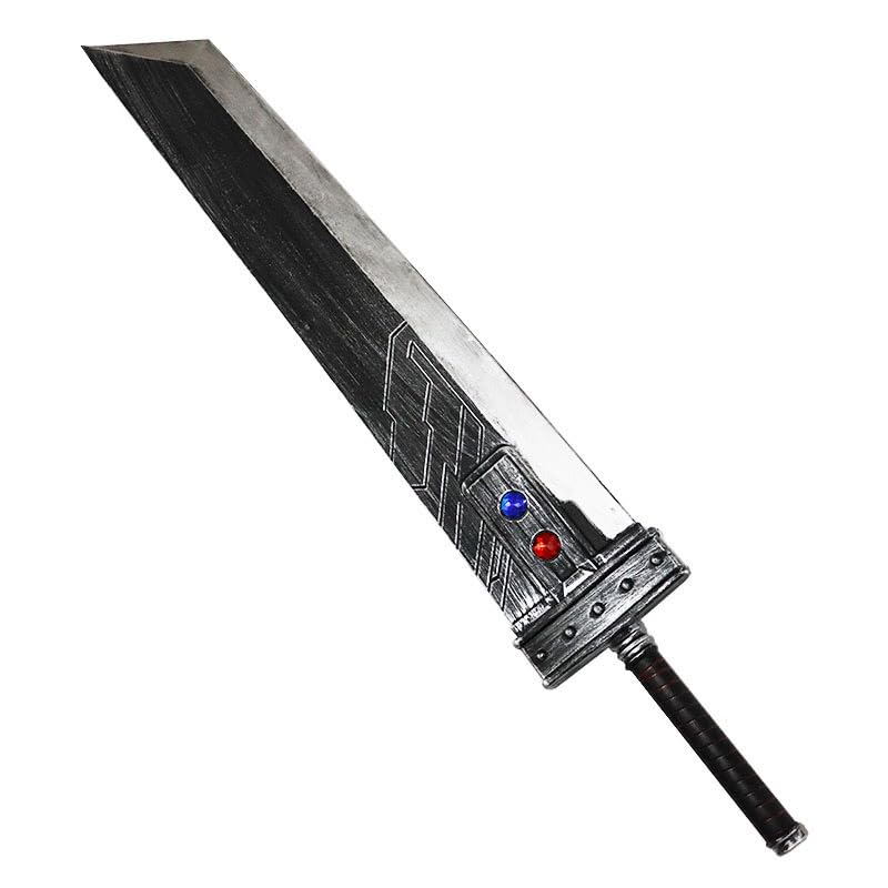 42.5" Fantasy Foam Sword, Anime Cosplay Sword, Buster Sword, PU Foam Zweihander Broad Sword